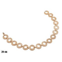 Bransoletka Xuping pozłacana 18k - MF36884